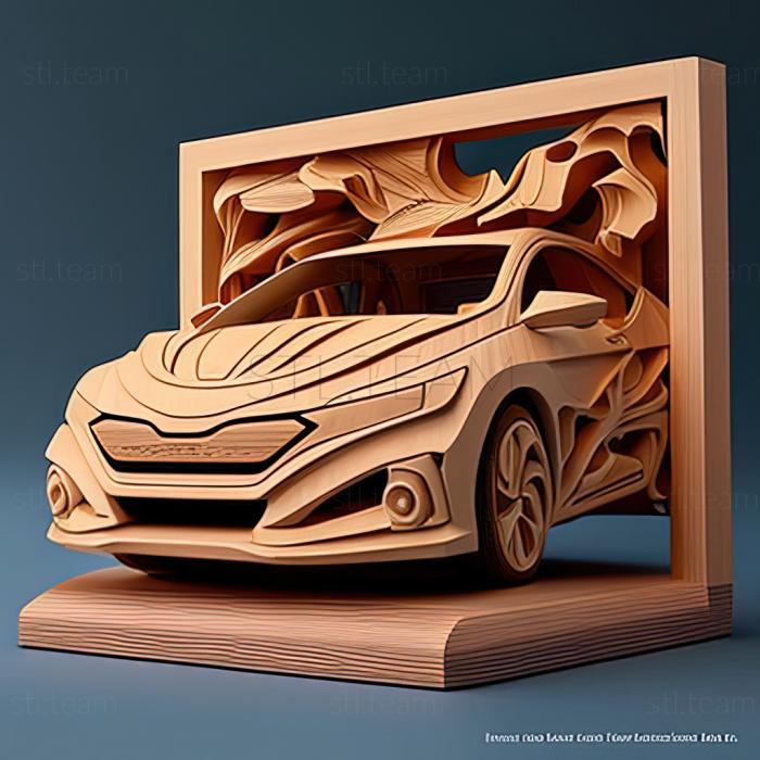 3D модель Хонда Инсайт (STL)